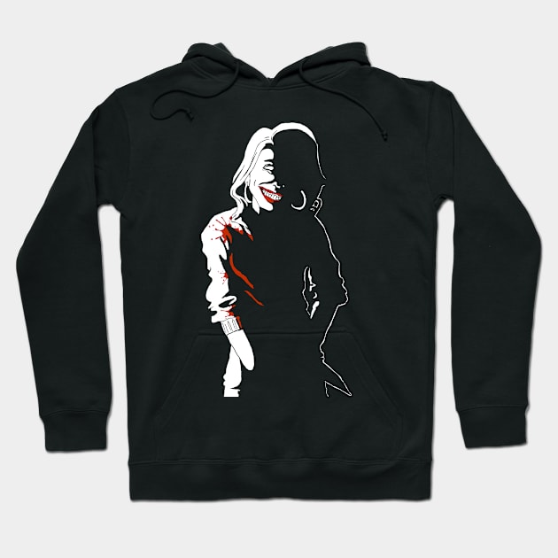 Slasher Fan Horror Halloween Shirt Creep with Knife Hoodie by xenotransplant